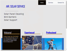 Tablet Screenshot of mrsolarservice.com